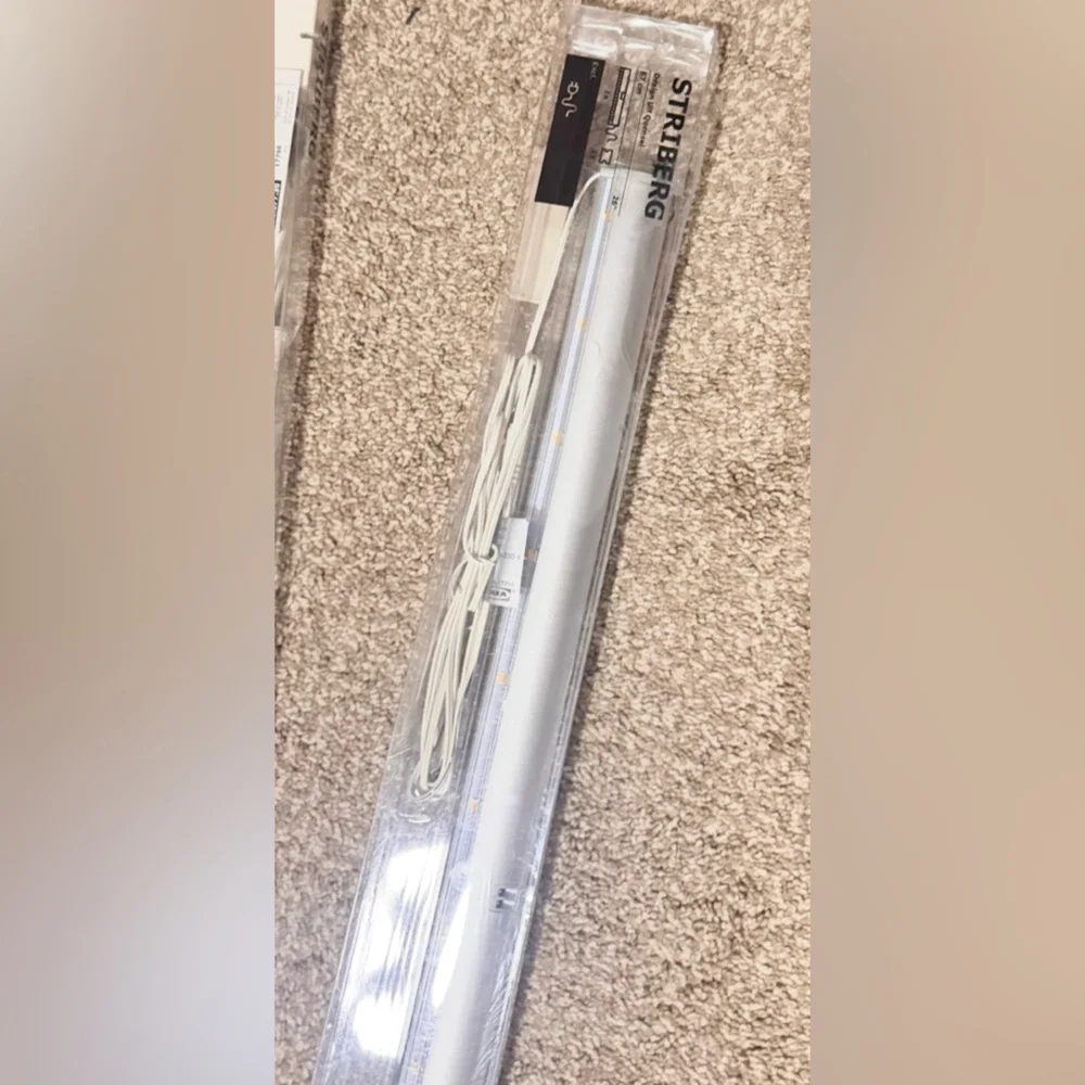 IKEA Striberg 26” Automatic Motion Silver LED Closet or Pantry Light (#B)